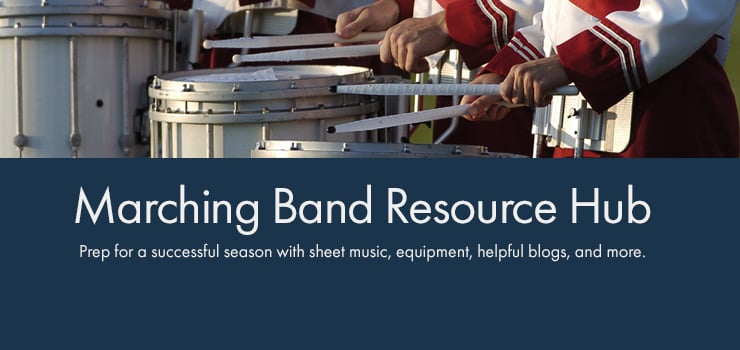 Explore our marching band resource hub to prep for a successful season with marching sheet music, equipment, helpful blogs, and more!